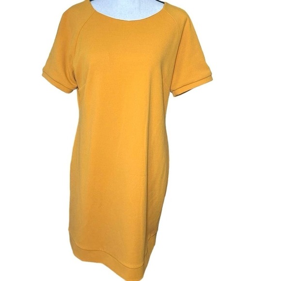 VICI Mustard Yellow Casual Shirt Style Dress Size Large Y2K Boho - Picture 1 of 5